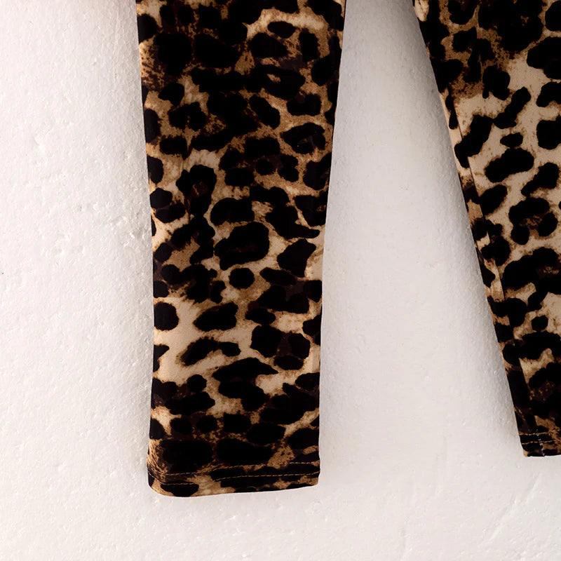 Pink/Leopard Infinity Scarf Set