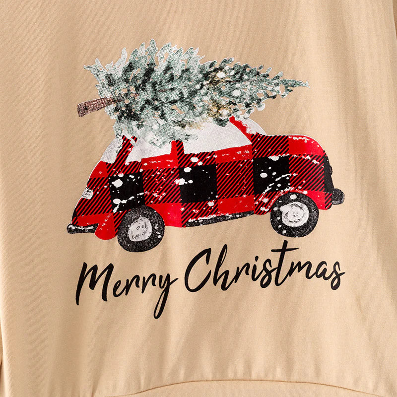 Beige Merry Christmas Shirt