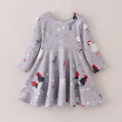 Grey Chicken Dress