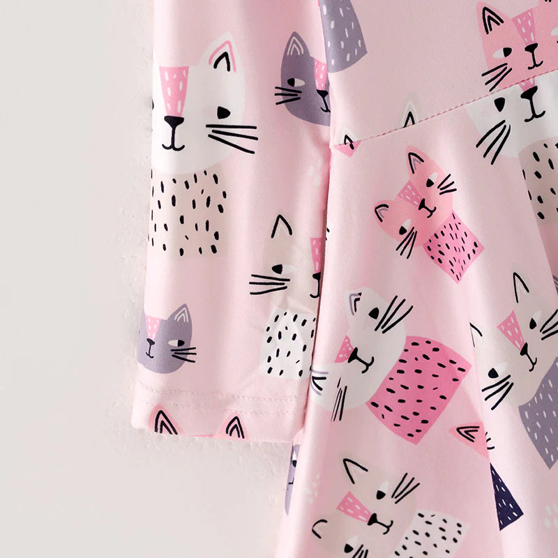 Pink Kitties Dress