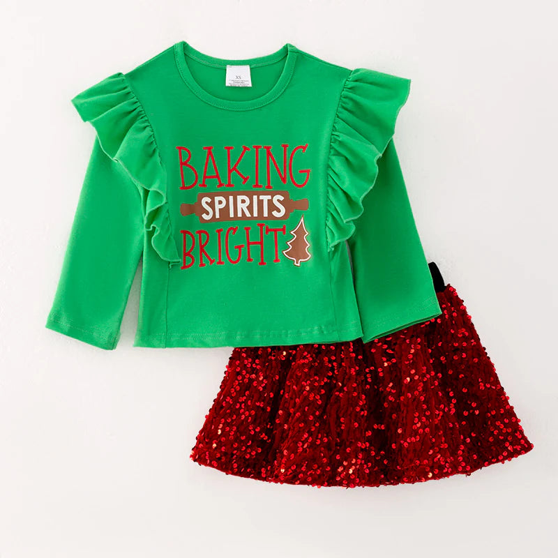 Baking Spirits Bright Skirt Set