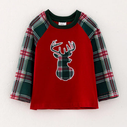 Plaid Reindeer Shirt