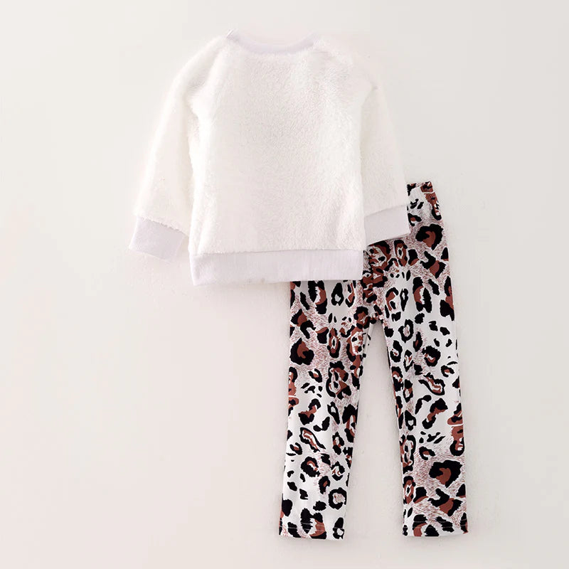 Fleece Kitty Pant Set