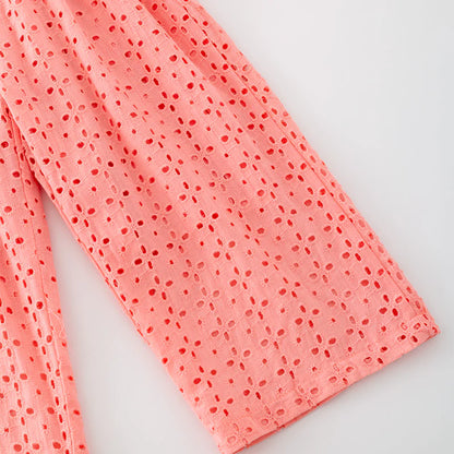 Coral Woven Jumper