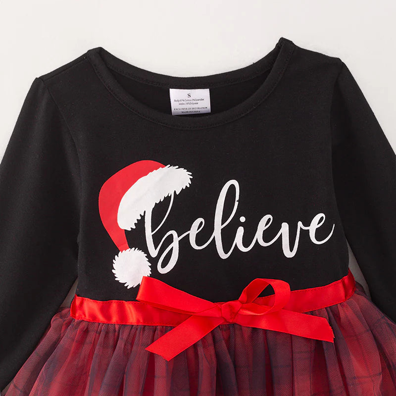 Believe Plaid Tutu Dress