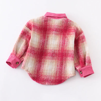 Pink Plaid Shacket