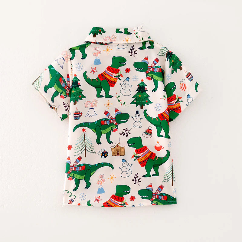 Christmas Dinosaur Shirt