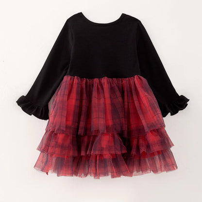 Believe Plaid Tutu Dress