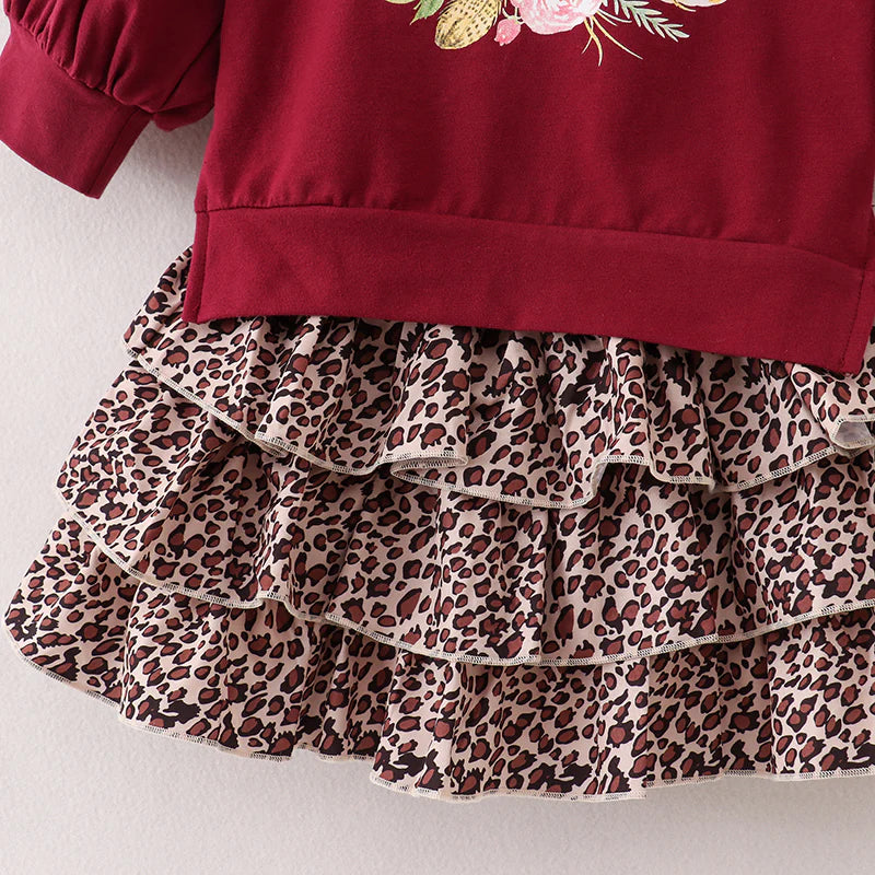 “Wild” Leopard Skirt Set