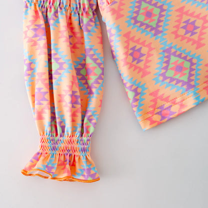 Aztec Denim Pant Set