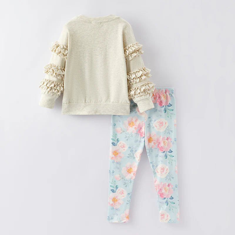 Jesus Loves Me Floral Pant Set