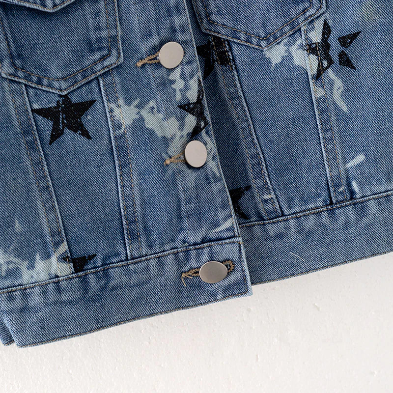 Bleached Star Jacket