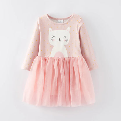 Pink Kitty Tutu Dress