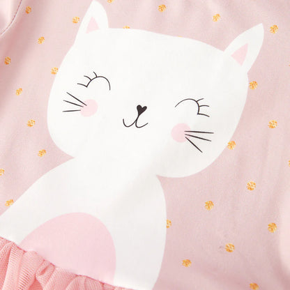 Pink Kitty Tutu Dress