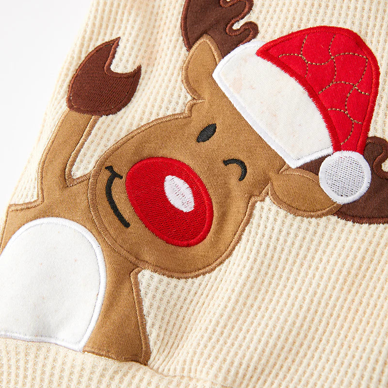 Reindeer Waffle Hoodie