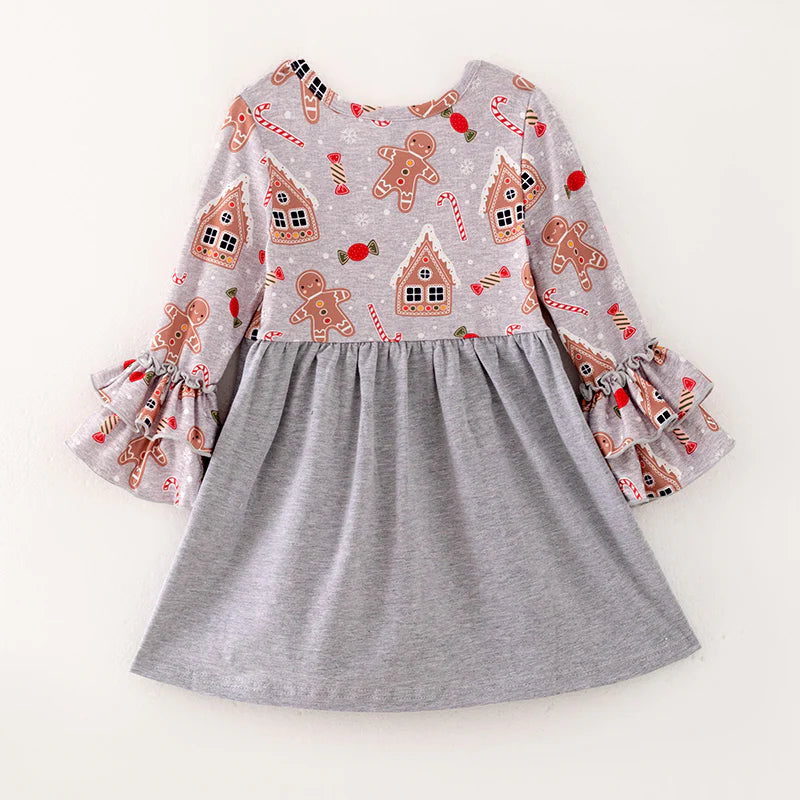 Grey Gingerbread Dress