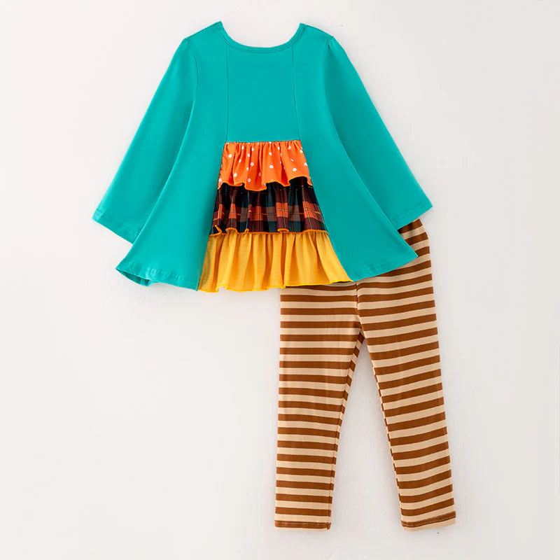 Scarecrow Ruffle Tunic Set