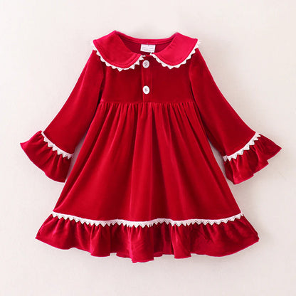 Red Velvet Christmas Dress