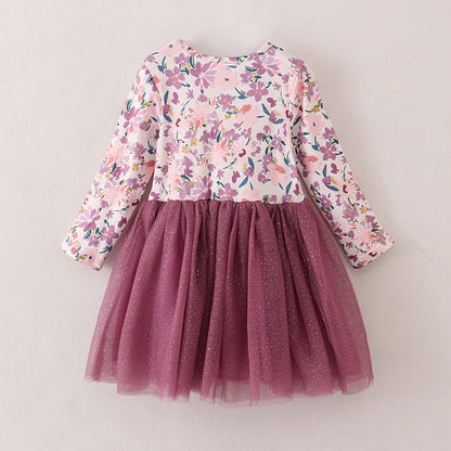 Plum Sparkle Tutu Dress