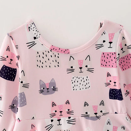 Pink Kitties Dress