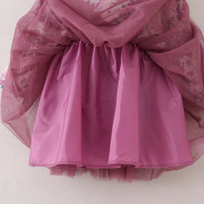 Plum Sparkle Tutu Dress