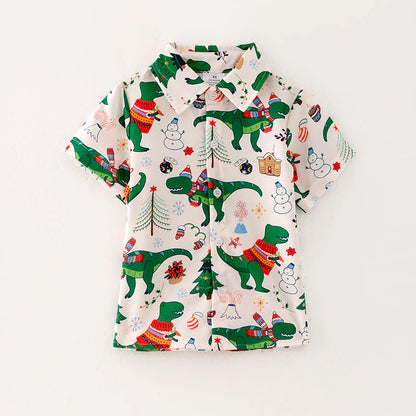 Christmas Dinosaur Shirt