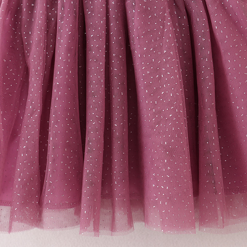 Plum Sparkle Tutu Dress