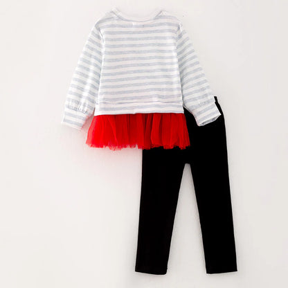 Candy Cane Tutu Tunic Set