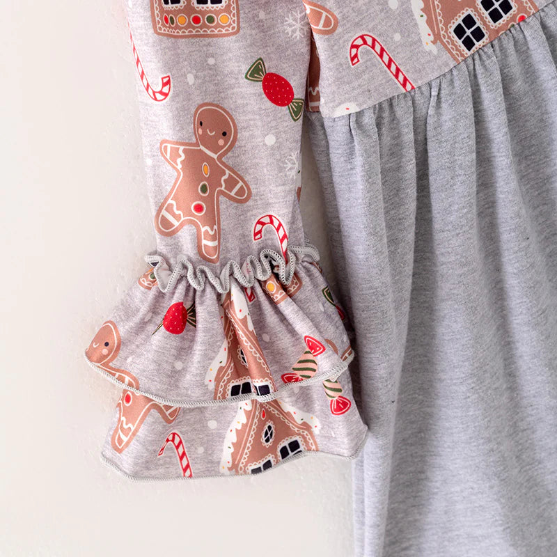 Grey Gingerbread Dress