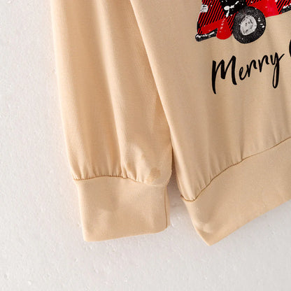 Beige Merry Christmas Shirt