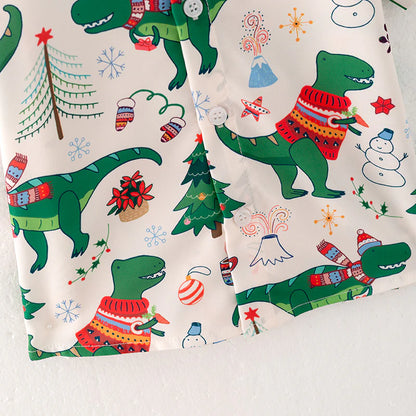 Christmas Dinosaur Shirt