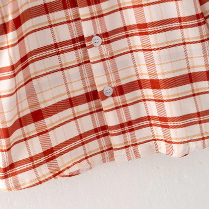 Boys Plaid Button Up Shirt