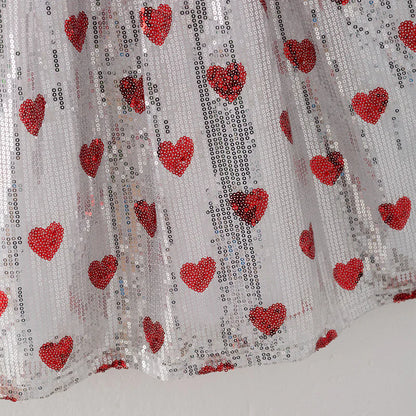 Sequin Heart Dress