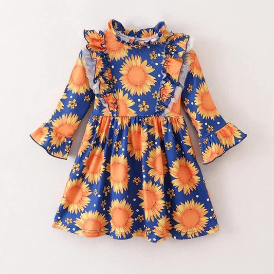 Sunflower Keyhole Dress