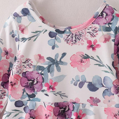 Watercolour Floral Dress