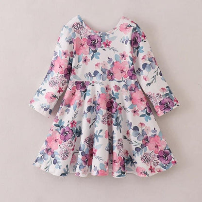 Watercolour Floral Dress