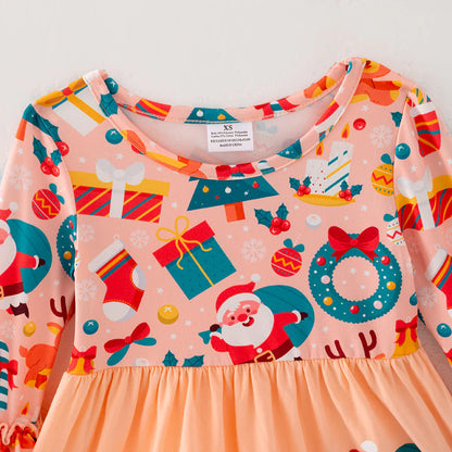 Peach Santa Dress