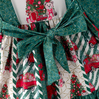 Classic Christmas Tie Dress