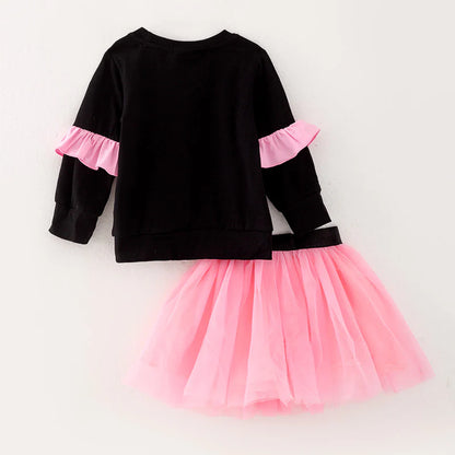 Spooky Babe Tutu Skirt Set