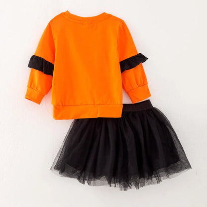 Jack-o-Lantern Tutu Skirt Set