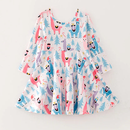 Christmas Llama Dress