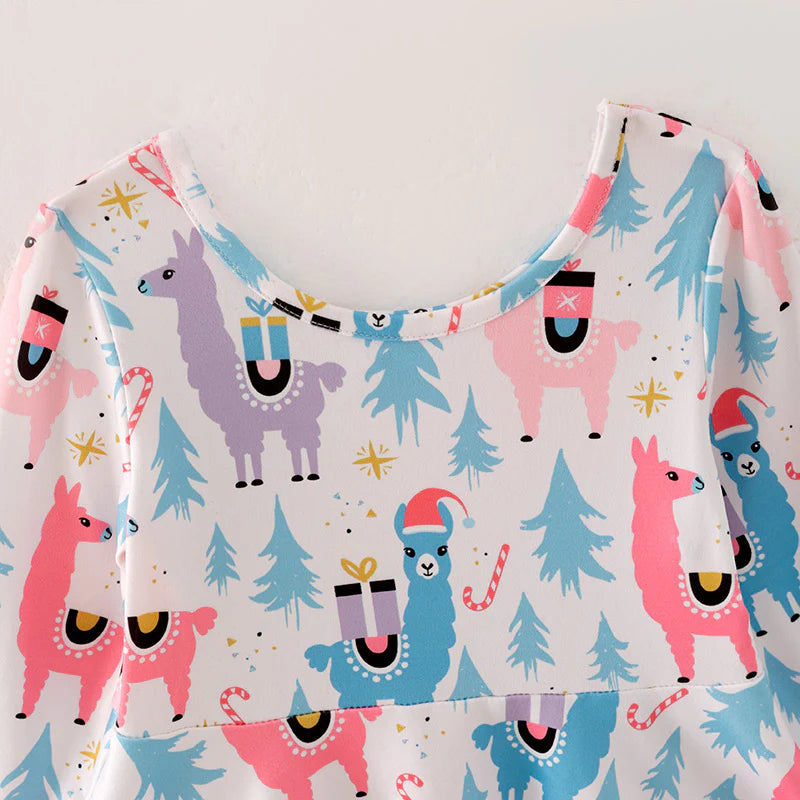 Christmas Llama Dress