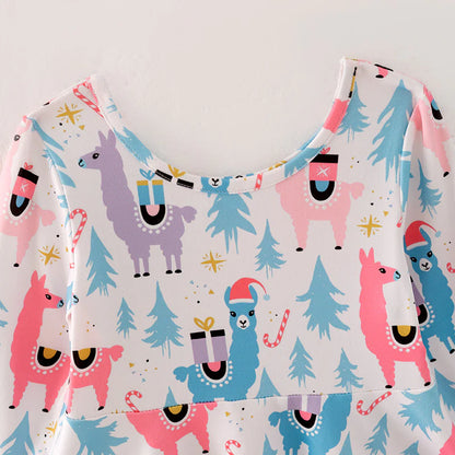 Christmas Llama Dress