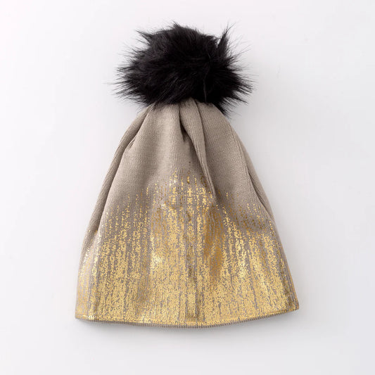 Pom Hat • Gold Sparkle