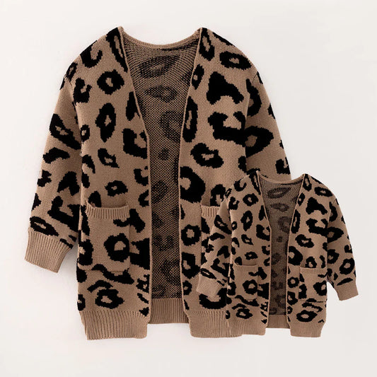 Mom + Me • Leopard Cardigans