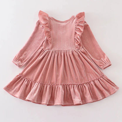 Pink Velvet Dress