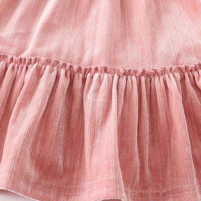 Pink Velvet Dress