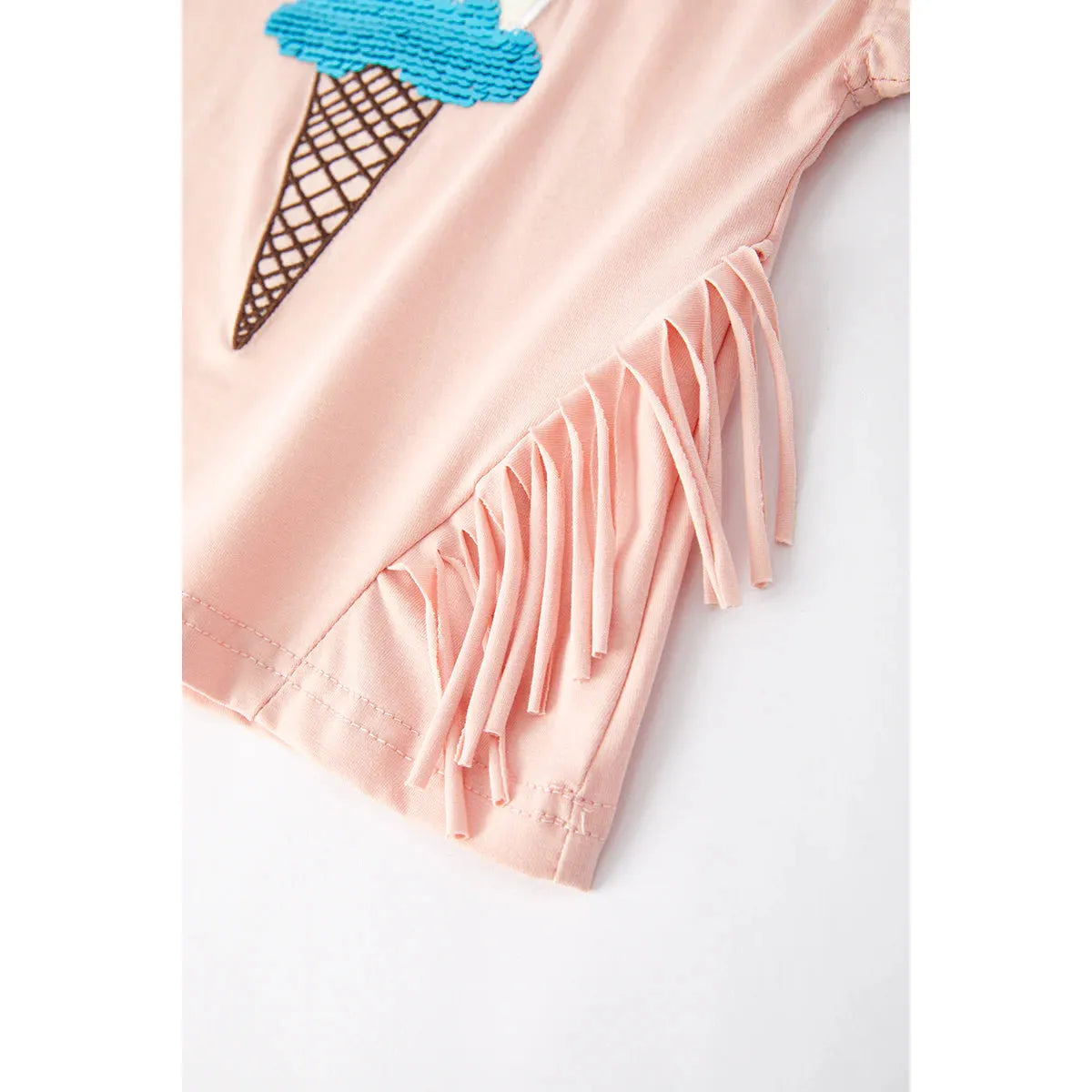 Sequin Ice Cream Short Set