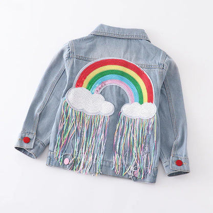 Rainbow Denim Jacket