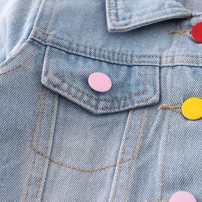 Rainbow Denim Jacket